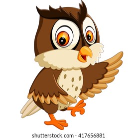 cute owl cartoon