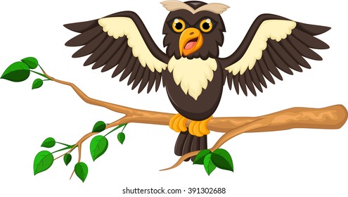 Cute owl cartoon for you desing