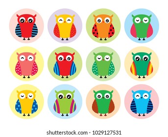 cute owl clipart vector
