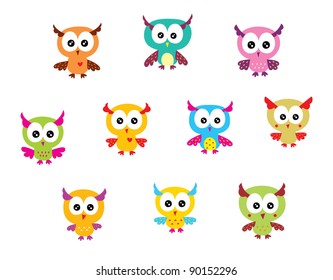 cute owl collection