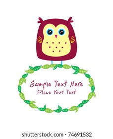 cute owl doodle board