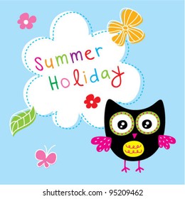 cute owl garden