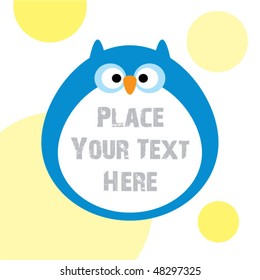 cute owl greeting