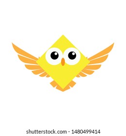 cute owl illustration, Tee print, shirt, embroidery, flat design for kids fashion textile. Animal concept vector illustration collection