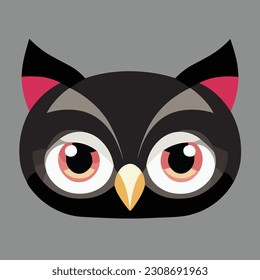 Cute owl illustrations or icon
