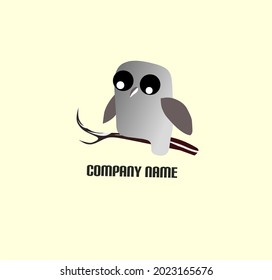 cute owl logo but still elegant in vector format.