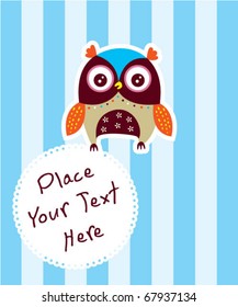 cute owl message