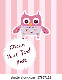 cute owl message