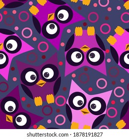 
cute owl pattern for anything