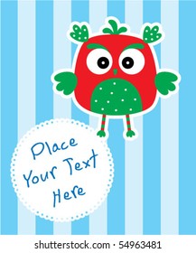 cute owl tag