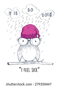 cute owl vector