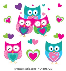 Cute owl vector design