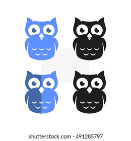 Cute Owl Vector Graphic 