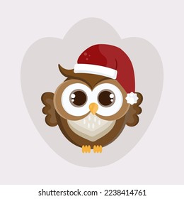 Cute-Uhu-Vektorgrafik