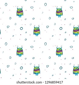 Cute owls pattern