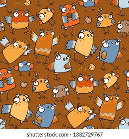 Cute owls pattern