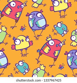 Cute owls pattern
