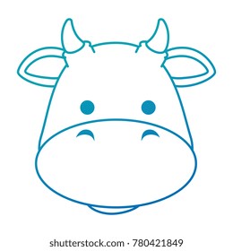 Cute Ox Character Icon