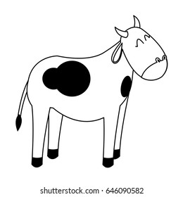cute ox manger character design