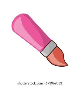Cute paint brush cartoon