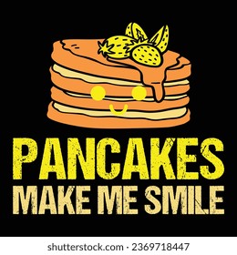 Cute Pancake Maker Breakfast Food Lover Pancake T-Shirt