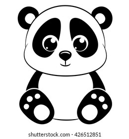 Cartoon Panda Sitting Hd Stock Images Shutterstock