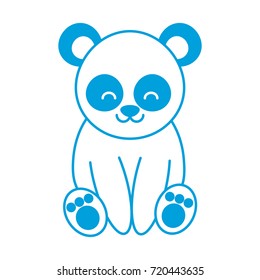 cute panda bear icon