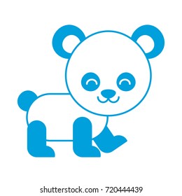 cute panda bear icon