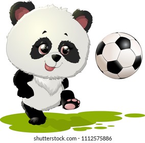 Cute Panda bear illustration 