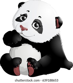 Cute Panda bear illustration 
