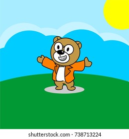 Cute Panda bear illustrations
