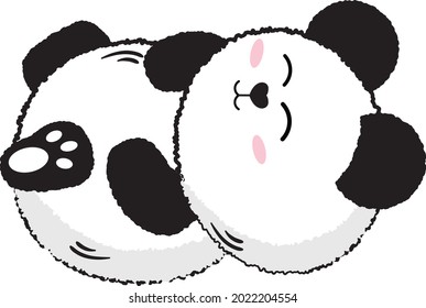 Cute Panda Bear Vector Character