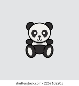 Cute Panda Bear Vector Design
