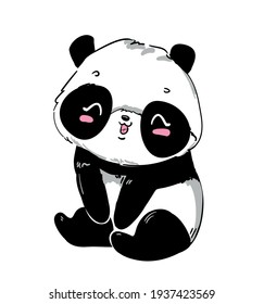 Panda Vector Cute High Res Stock Images Shutterstock
