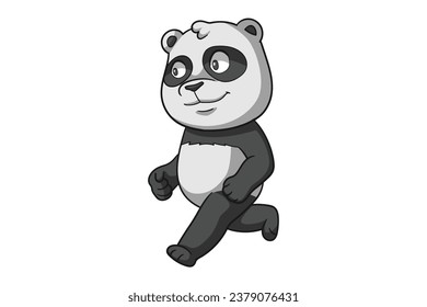 Cute Panda Cartoon Character Design