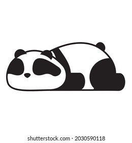 Cute Panda Cartoon Character Vectordesign