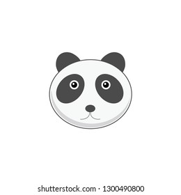 cute panda cartoon icon