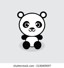 Cute panda cartoon illustration isolated on white background
Happy Panda cartoon vector illustration. Funny cartoon panda icon illustration