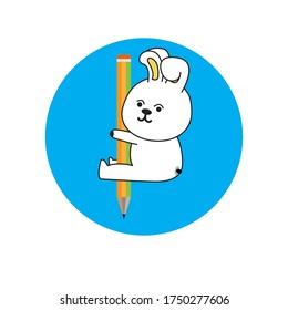 cute panda cartoon, vector file