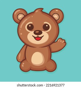 Cute panda Cartoon Vector Icon Illustration. Animal Nature Icon Concept Isolated Premium Vector