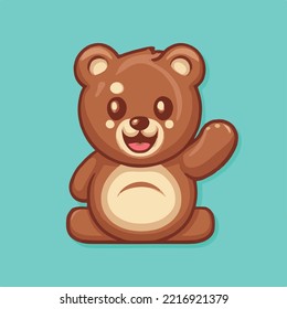 Cute panda Cartoon Vector Icon Illustration. Animal Nature Icon Concept Isolated Premium Vector
