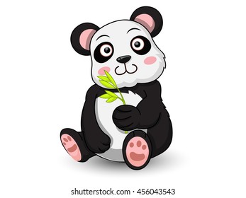 Cute Panda cartoon vector set 5