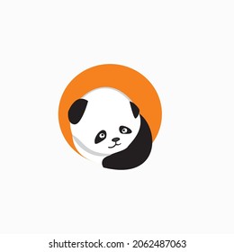 cute panda, character panda,icon panda Bear, logo panda bear  illustration vector