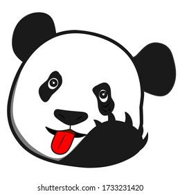 cute panda collection vector. funny and cute