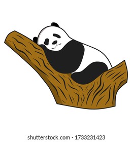 cute panda collection vector. funny and cute