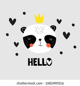 El Panda coronado, el Adiós con letras, los corazones negros, el bebé Mat