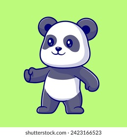 Cute Panda Hand Fist Cartoon Vector Icon Illustration. Animal
Nature Icon Concept Isolated Premium Vector. Flat Cartoon
Style