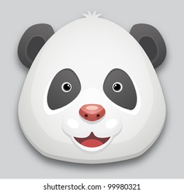 Cute Panda Head