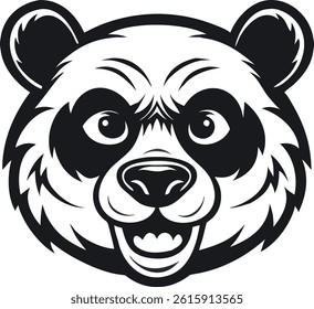 Cute Panda Head Icons for Designers

