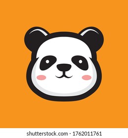 CUTE PANDA HEAD VECTOR FOR KIDS